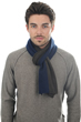 Cashmere & Yak accessories scarf mufflers luvo dark navy natural marron 164 x 26 cm